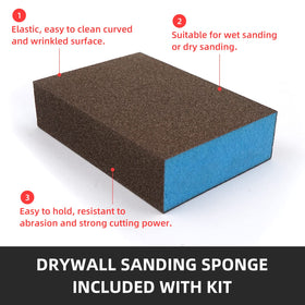 Boncart wall repair patch 4inch covers larger areas with a smooth, seamless result.