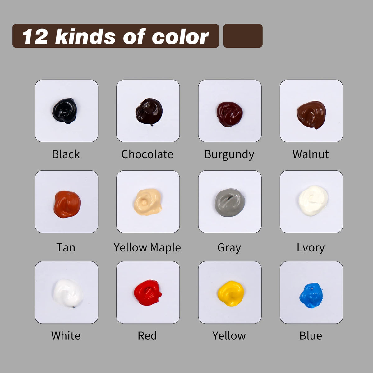 Boncart brushes and color mixing guide help achieve a natural finish.