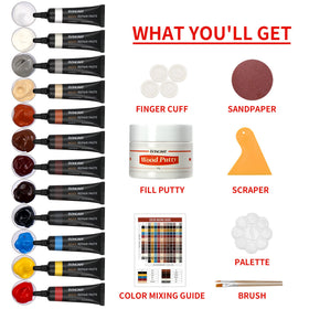 Boncart sandpaper included for a smooth finish after repairs.