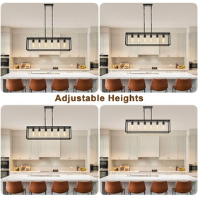 Boncoo kitchen island lighting suits dining rooms and kitchen spaces.
