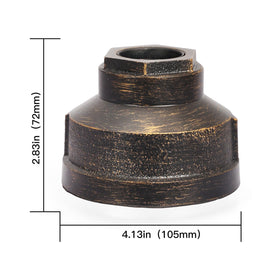 Sturdy metal Boncoo base with non-slip padded bottom to protect furniture