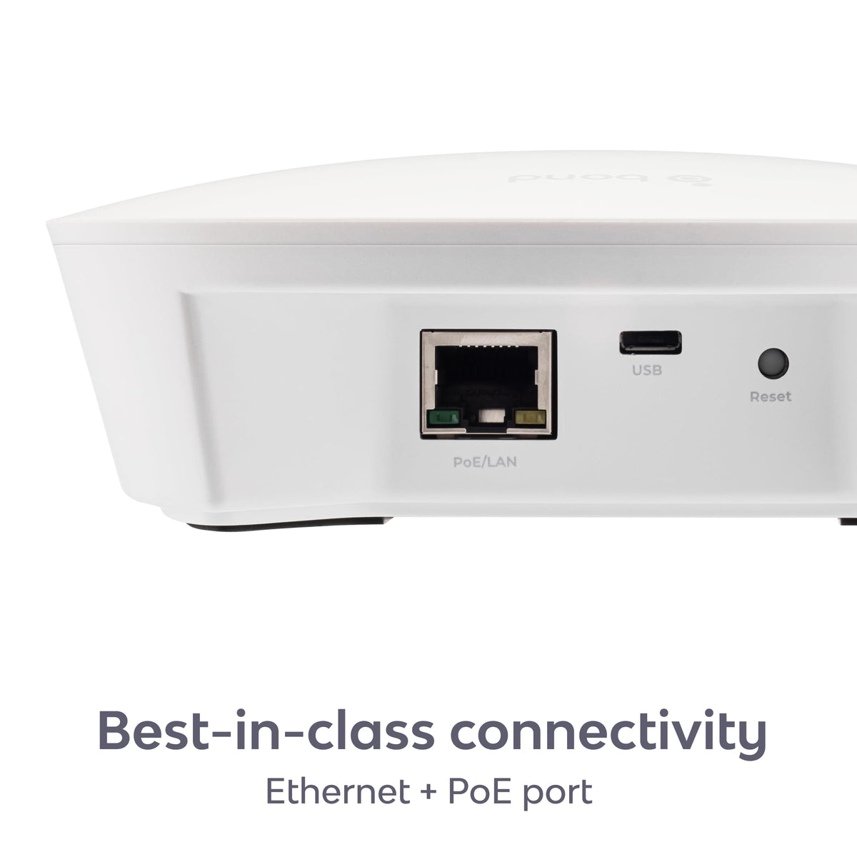 Bond Bridge Pro shown with Alexa for hands-free smart home integration.