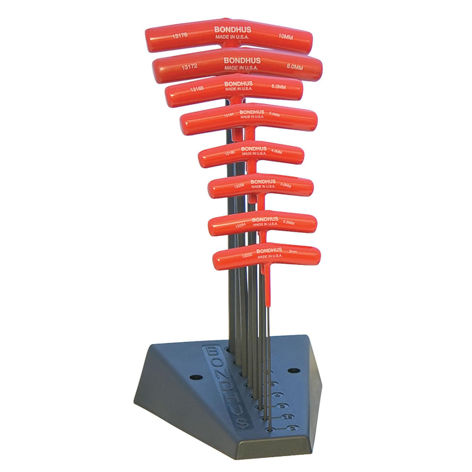 Bondhus 13189 balldriver set with stand for organized workspace
