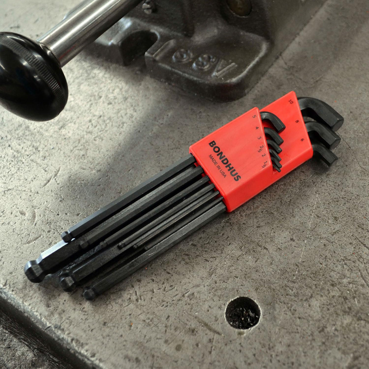 Bondhex case keeps wrenches organized and protected.