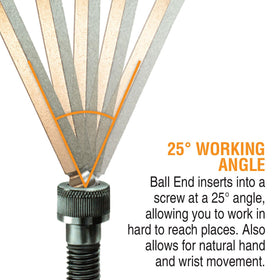 Bondhus 69499 ball-end L-wrench set ColorGuard 2.5 mm for quick access.