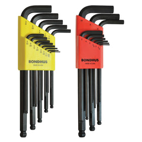 Bondhus Balldriver L-wrench double pack 1.5–10mm for versatile screws.