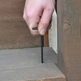 Star long-arm tips ensure secure engagement with star recessed screws.