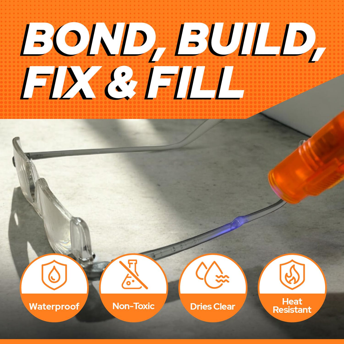 Bondic Pro UV resin kit with UV LED light for precise curing.
