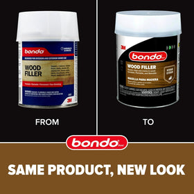 Bondo wood filler fast-curing set ensures quick repairs and minimal downtime.