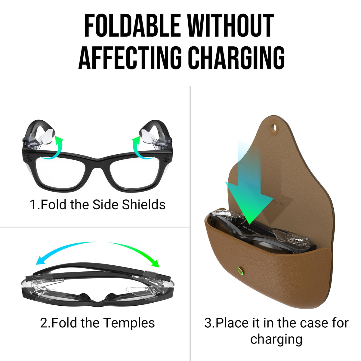 BonFook HiBloks lightweight shield weighs 5.2 g on Meta glasses