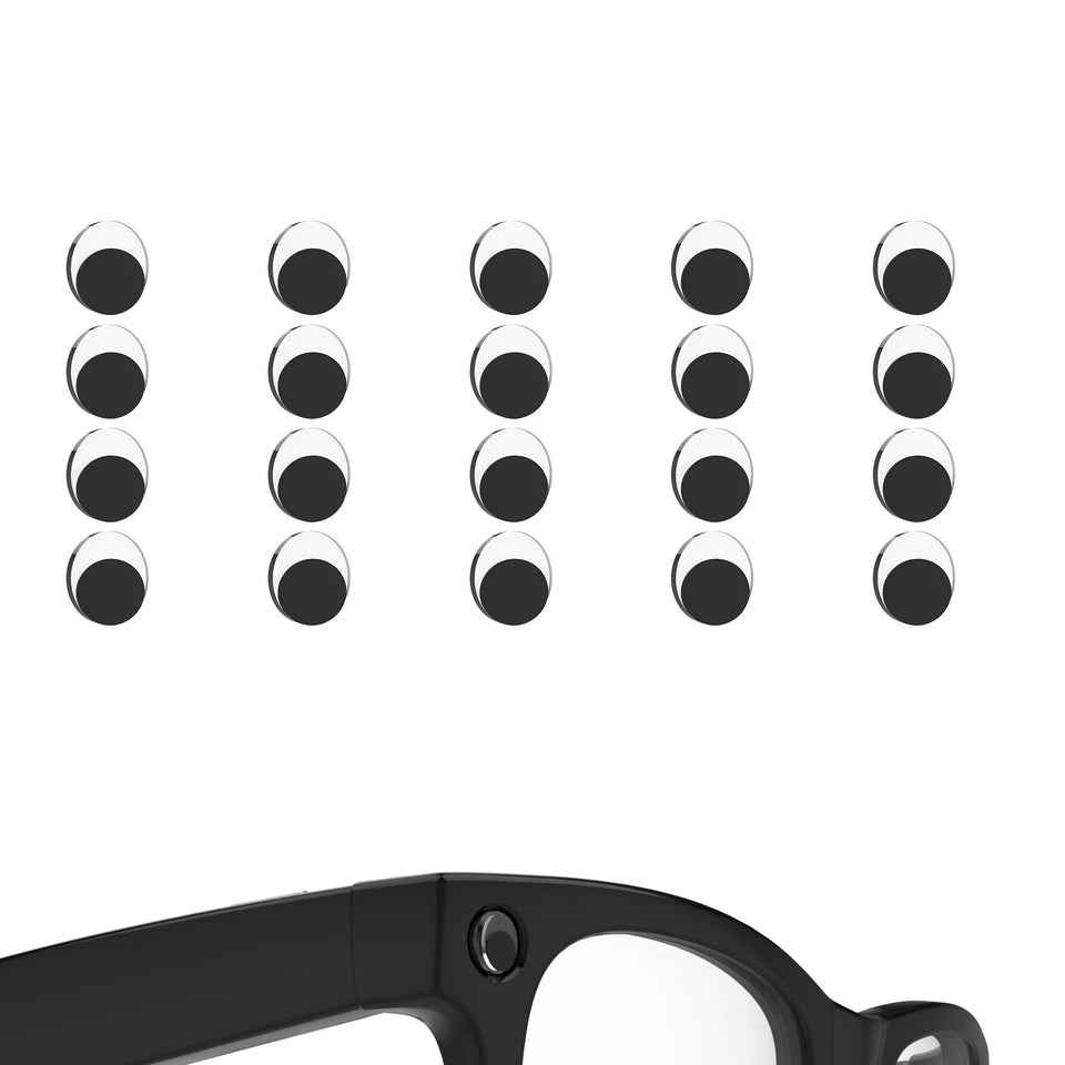 BonFook HiBloks LED blocker for Ray-Ban Wayfarer covers LED during photos and videos