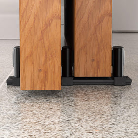 BONIKLUBA barn door bottom guide adjustable helps bypass doors fit securely