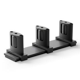 BONIKLUBA siding closet door floor guide with 3 rollers protects the door bottom and floor