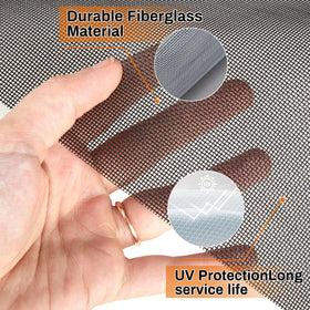 BONLACES fiberglass screen material offers UV protection and durability