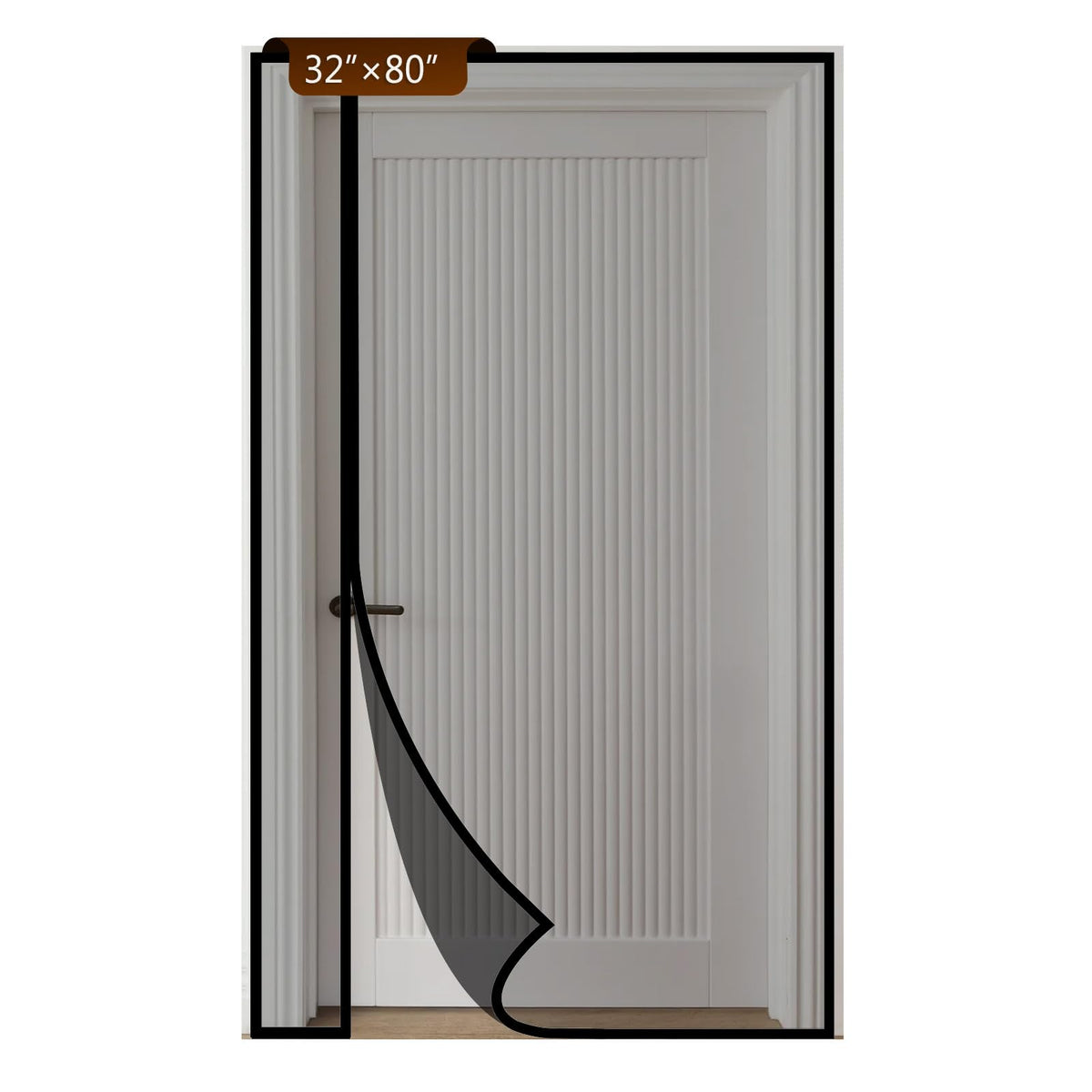BONLACES reversible side-opening screen door showing left-right installation for flexible access