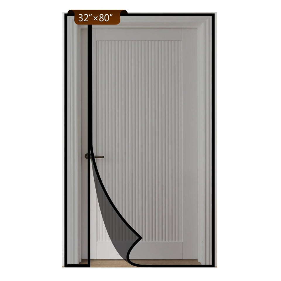 BONLACES reversible side-opening screen door showing left-right installation for flexible access