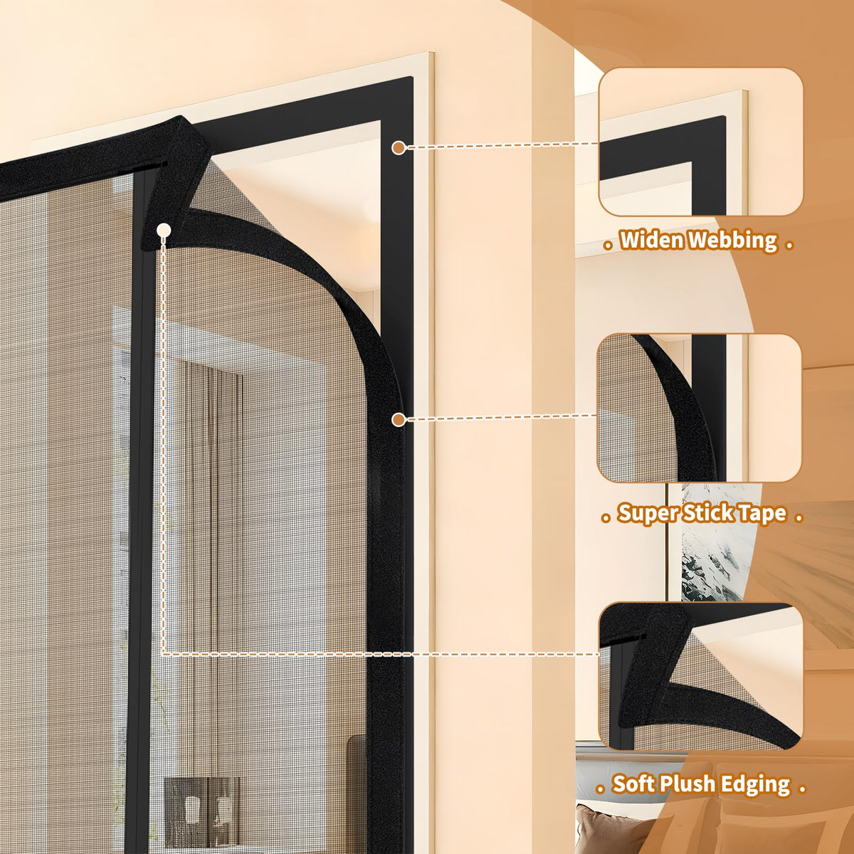 BONLACES windproof design with gravity bars for secure closure.
