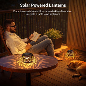 BONLION garden decor lights auto turn on at dusk for convenience