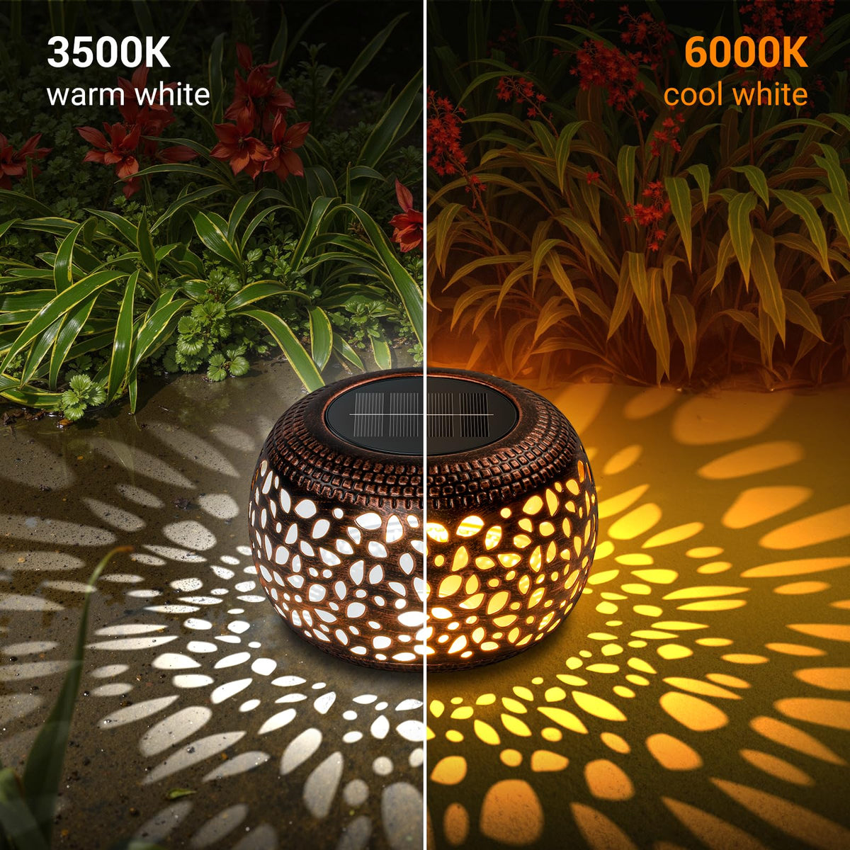 BONLION lantern IP65 waterproof design withstands rain and wind