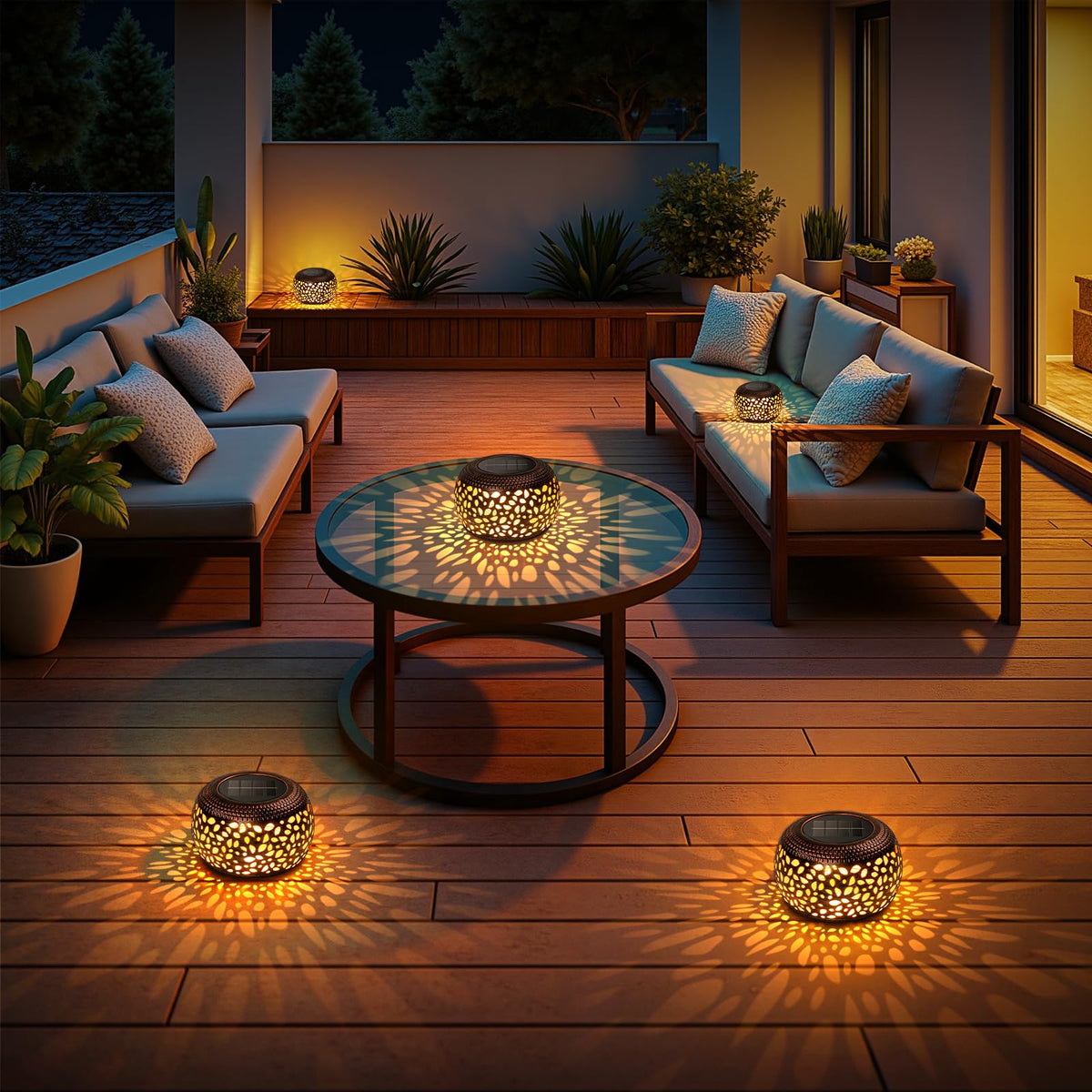 BONLION lanterns 800mAh battery deliver 10-12 hours of glow