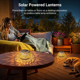 Bonlion solar lantern solar panel charging in bright sun