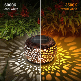 Bonlion solar lantern with warm and cool light modes for mood versatility