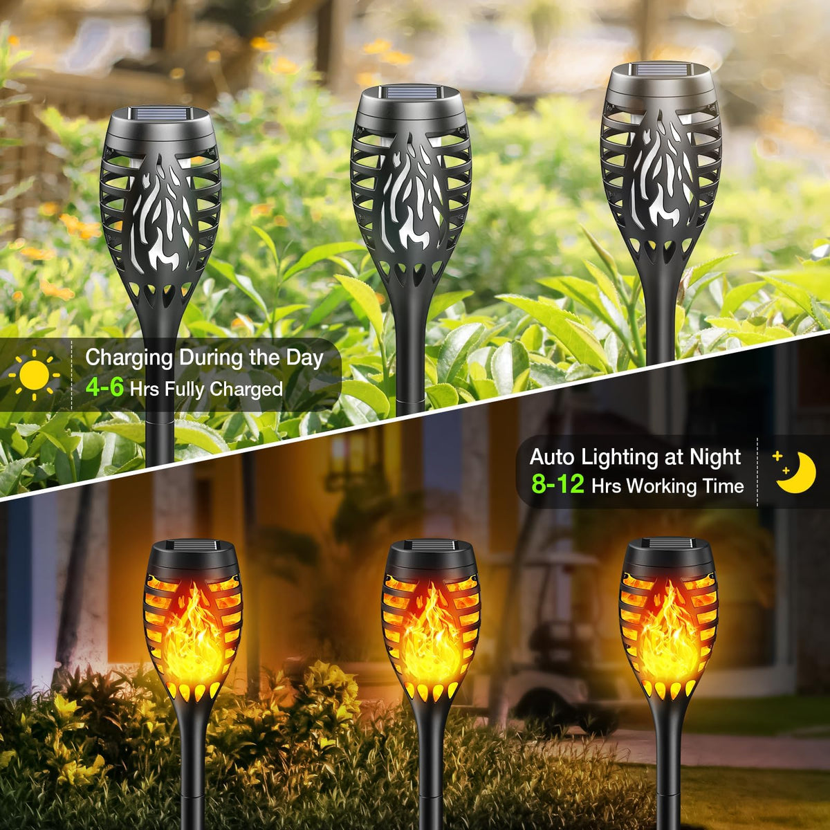 BONLION 10-pack set brightens walkways with welcoming glow