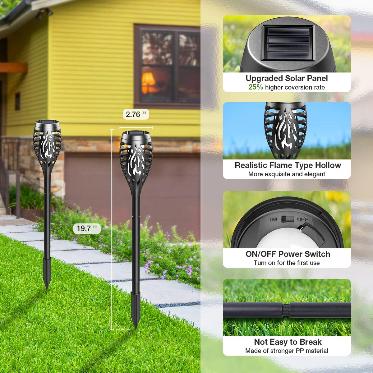 BONLION IP65 waterproof design withstands rain and frost