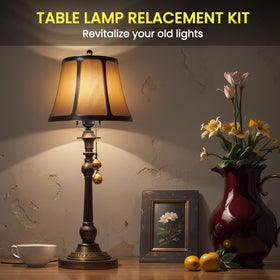 Bonlux lamp repair kit UL-listed badge close-up