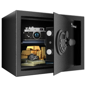 Bonsaii Safe with electronic keypad for quick secure access to valuables.