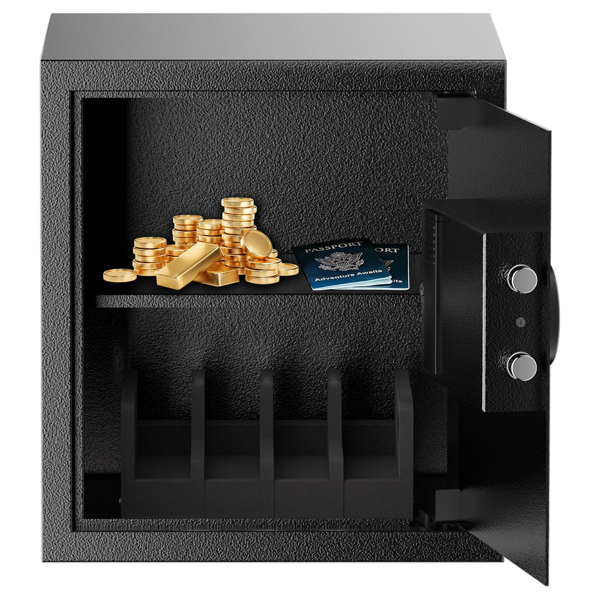 Bonsaii Safe Box stock holder installed for orderly equipment