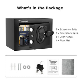 USB-C port on Bonsaii Safe Box for power backup