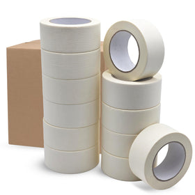 BONSTOCK wide masking tape 2in rolls for bulk painting and general use.