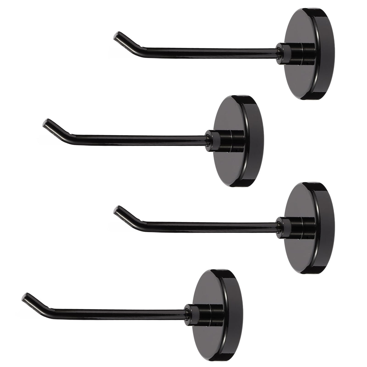 Bonsture 4-pack magnetic hooks for sturdy hanging on metal surfaces
