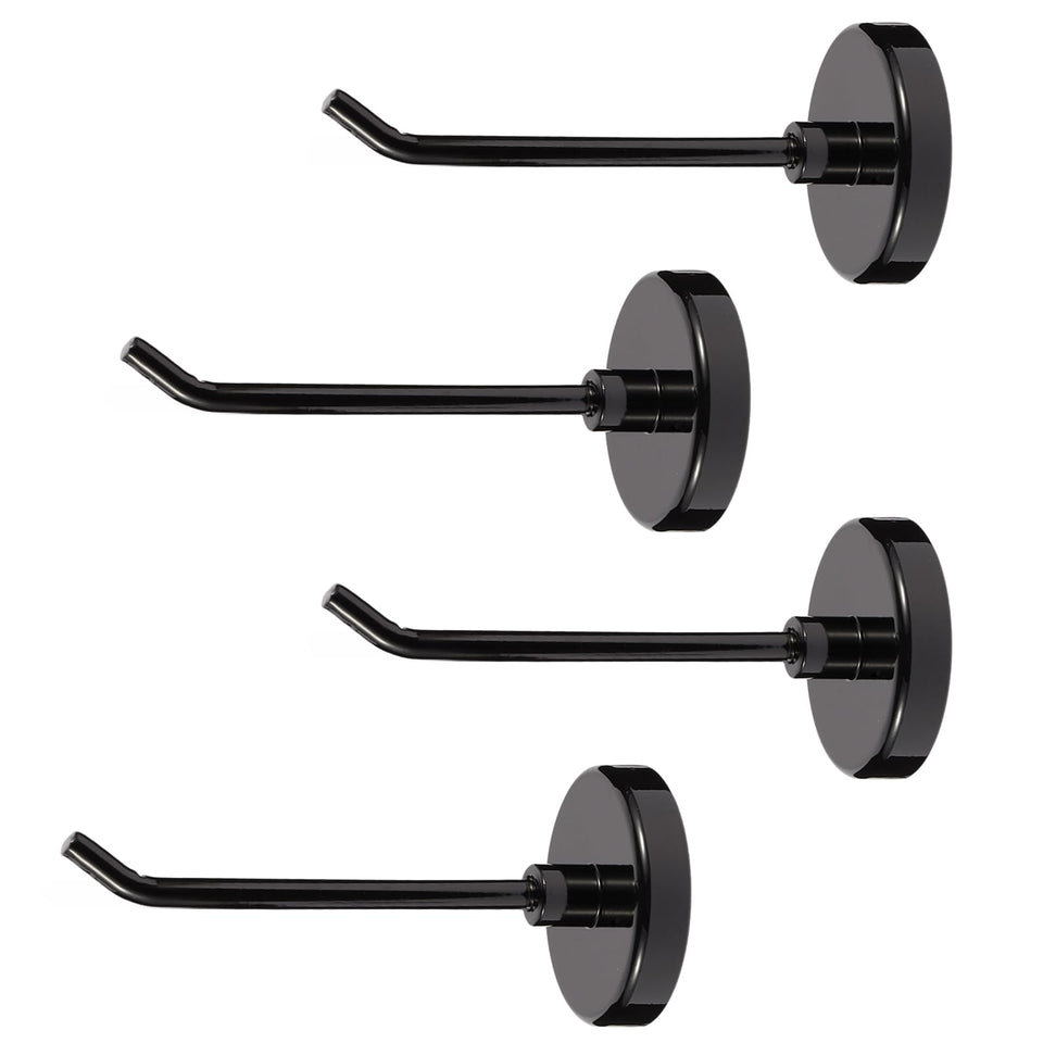 Bonsture 4-pack magnetic hooks for sturdy hanging on metal surfaces