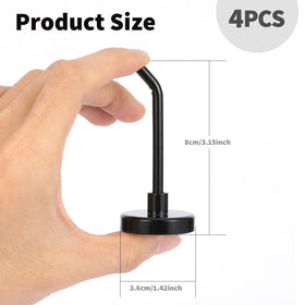 Bonsture 5lb magnetic hook with long nose offers extra hanging capacity