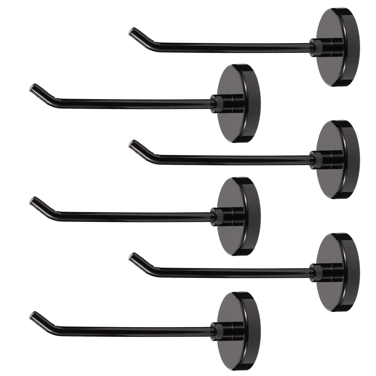 Bonsture magnetic hooks 6-pack with long nose design for safer hanging.