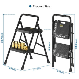 BONTEC lightweight design makes the ladder portable around the house.
