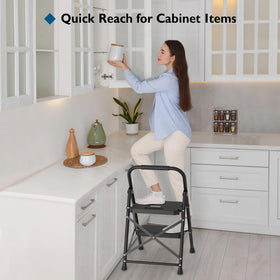 BONTEC 600lbs load capacity supports heavy items with stability.