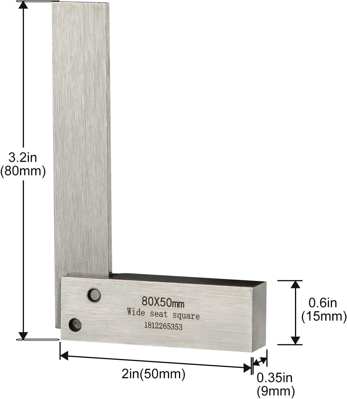 Boomgood Polished blade and beam reduce friction for easy checks