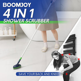 BoomJOY stiff bristle brush close-up for tackling tough grime in corners