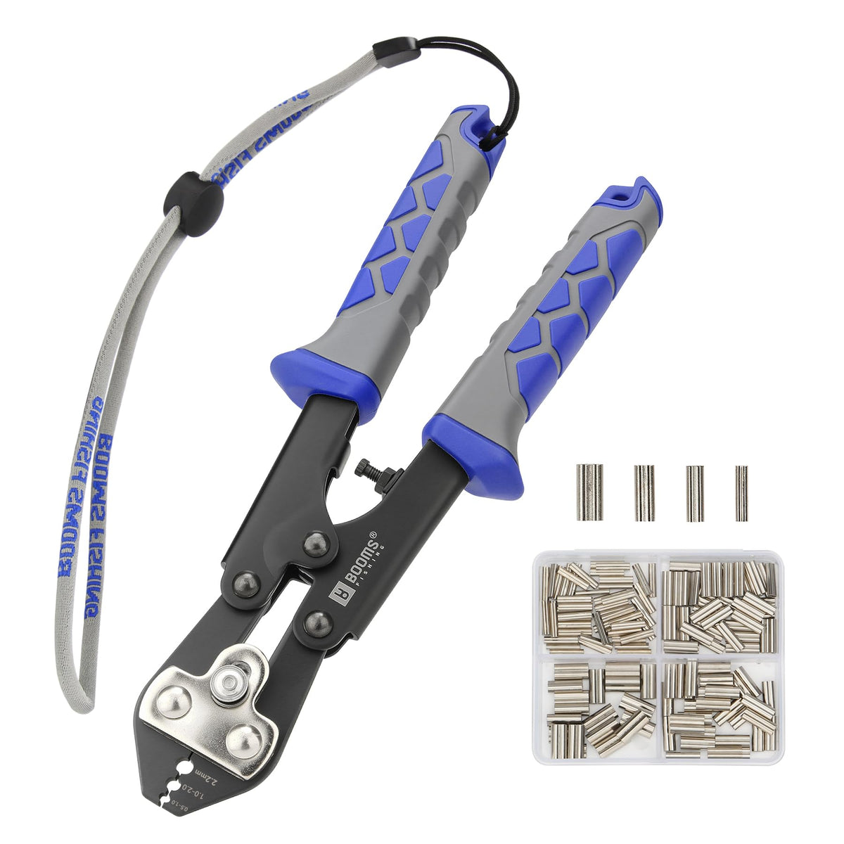 Booms Fishing Crimping Pliers Kit with 8.8 inch crimper for precise crimps