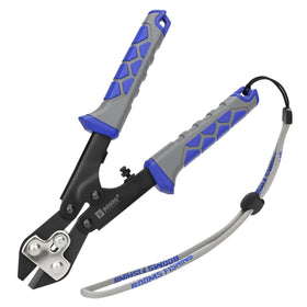 Booms Fishing XW43 cutter in action cutting thick hooks and wire for quick tasks
