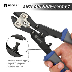 In-context use: cutting heavy wire and bolts on boat deck