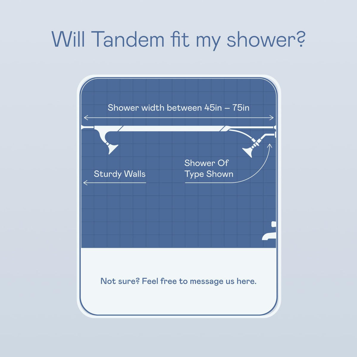 BOONA Original Tandem Shower Seattle-brand warranty for long-term reliability