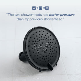 BOONA Original Tandem Shower UL safety-tested design adds peace of mind.
