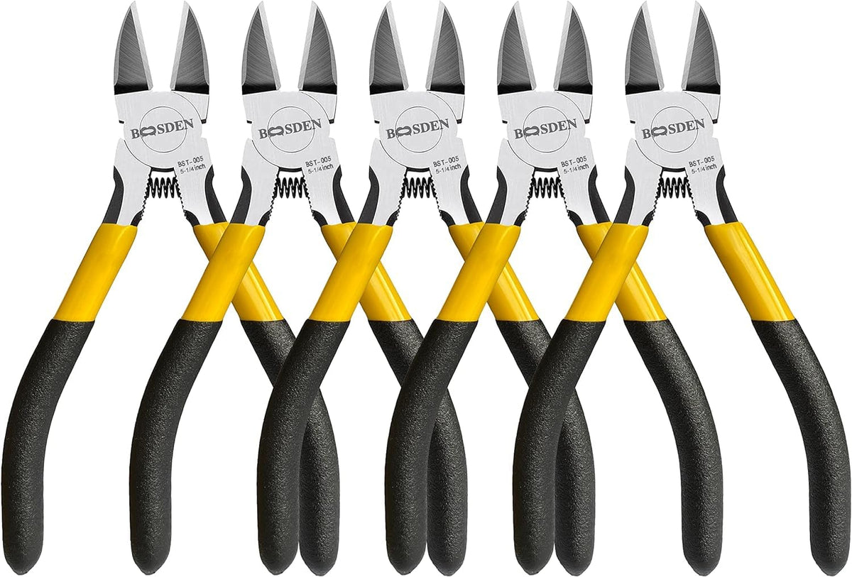 BOOSDEN 5-inch wire cutters with ultra-sharp blades for precise jewelry cuts