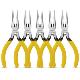 BOOSDEN 5-inch needle-nose pliers set for precise jewelry and electronics tasks