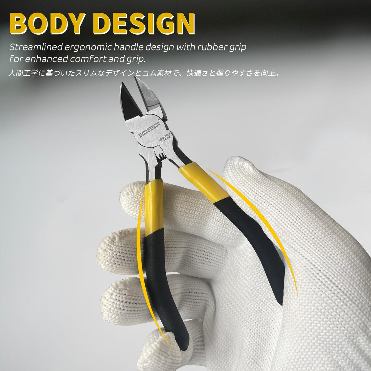 BOOSDEN flush cutters ideal for jewelry and small electronics work