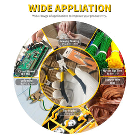 BOOSDEN precision cutters handle up to 14 AWG soft wire with control